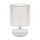 Lampe de table Blanc 20 cm petit tissu c&eacute;ramique E14