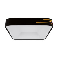 Lampe de plafonnier LED noir blanc or L : 42 cm 4200 K