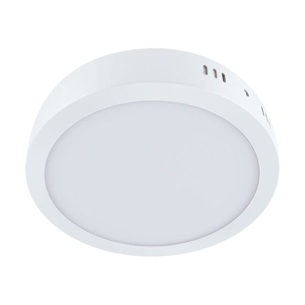 Lampe de plafonnier LED apparente 4000 K Ø 30 cm Blanc rond