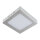 Plafonnier LED petit L : 17 cm Chrom&eacute; mat Blanc 4000 K