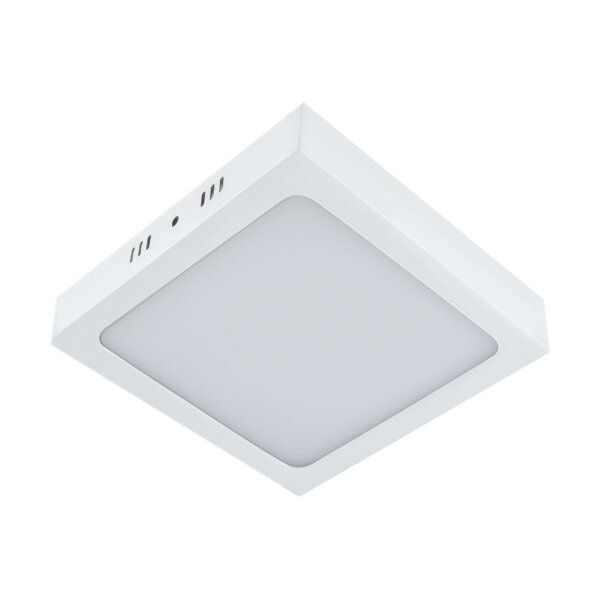 Plafonnier LED 30 cm de large Blanc carré 4000 K Intemporel