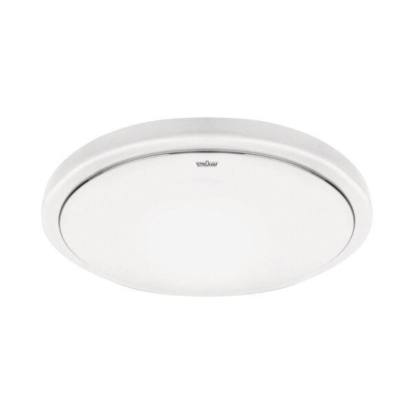 Plafonnier LED Salle de bain Détecteur de mouvement D : 26 cm IP44 Blanc