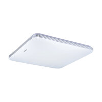 Lampe de plafonnier blanche LED IP44 largeur 28 cm 4000 K...