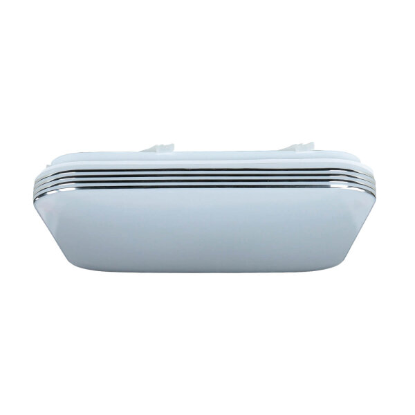 Lampe de plafonnier LED avec détecteur de mouvement IP44 L : 33 cm Blanc 4200 K