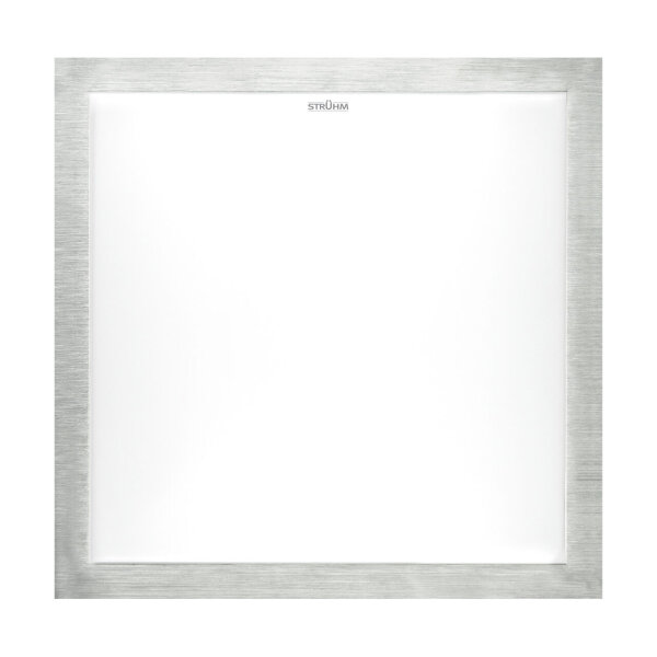 Lampe de plafonnier LED salle de bain IP44 4000 K L : 32 cm en argent blanc