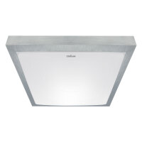 Lampe de plafonnier LED salle de bain L : 37 cm IP44 4000...