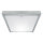 Lampe de plafonnier LED salle de bain L : 37 cm IP44 4000 K argent blanc
