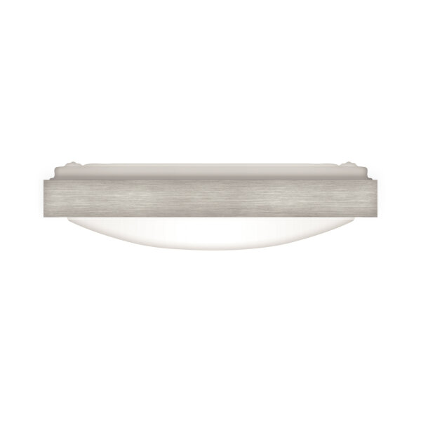 Lampe LED pour salle de bain IP44 L : 27 cm en argent blanc 4000 K Plafond