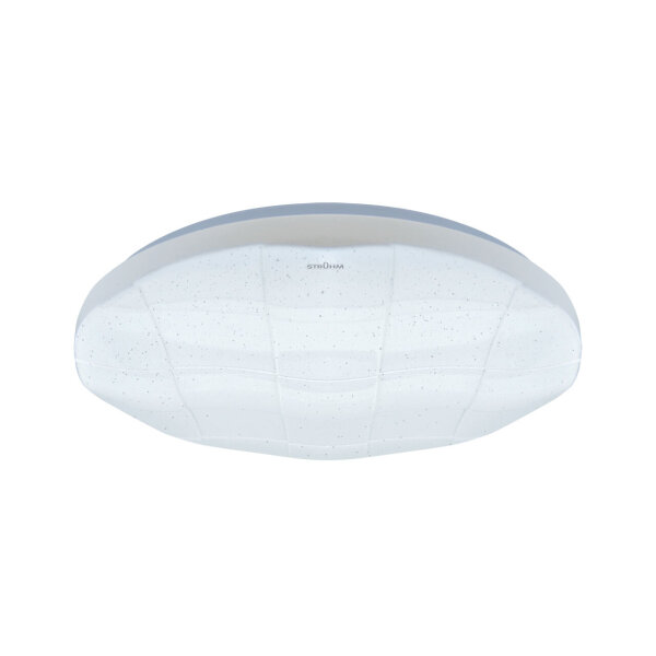 Plafonnier LED Salle de bain Ciel étoilé rond D : 37 cm IP44 4000 K