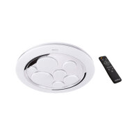 Plafonnier LED avec télécommande rond D :...