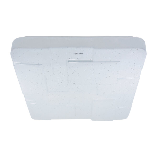 Plafonnier LED Ciel étoilé 53 cm de large IP44 Blanc Salle de bain