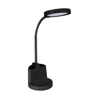 Lampe de bureau LED Touch Dimmer Porte-stylo Bras...