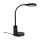 Lampe de bureau LED Touch Dimmer Porte-stylo Bras flexible 55,5 cm