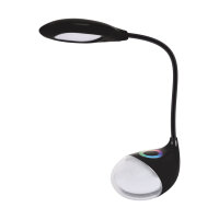 Lampe de bureau LED RGB Pied Touch Dimmer Bras flexible...