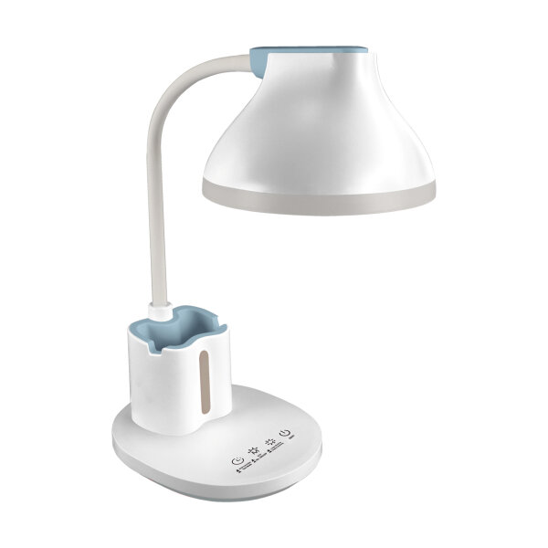 Lampe de table LED Enfants Blanc Touch Dimmer 40 cm Porte-crayons
