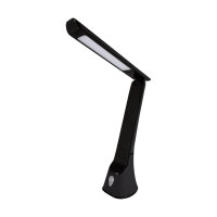 Lampe de bureau LED noire 29,5 cm avec variateur de couleur
