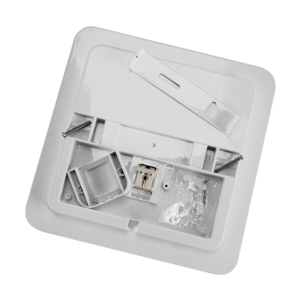 Lampe de plafonnier LED extérieure IP55 22 cm de large petit blanc