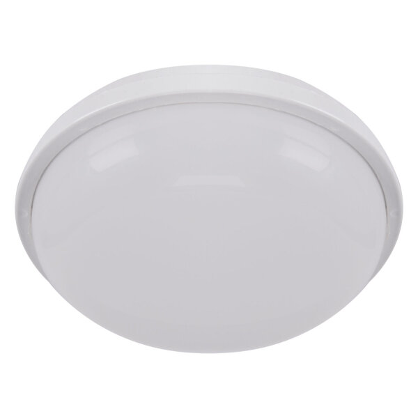 Lampe de plafonnier LED extérieur IP54 Ø 21,5 cm rond blanc