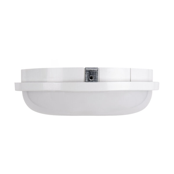 Lampe de plafonnier LED extérieur IP54 Ø 21,5 cm rond blanc