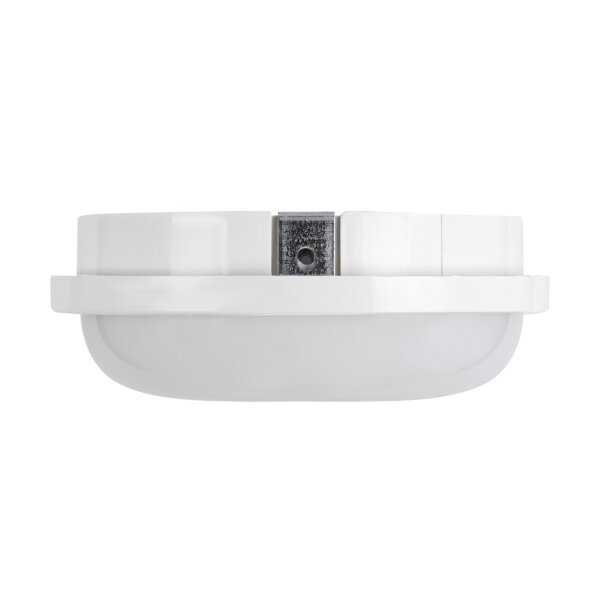 Plafonnier LED IP54 extérieur milieu humide Ø 16,5 cm petit blanc
