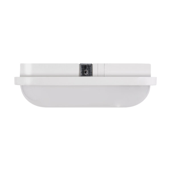 Plafonnier LED extérieur largeur 21,5 cm IP54 blanc SIDON