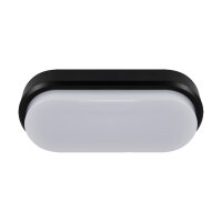 Lampe de plafonnier extérieur LED noir blanc IP65...