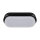 Lampe de plafonnier extérieur LED noir blanc IP65 4100 K ovale