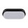 Plafonnier LED ovale IP65 noir blanc 4200 K extérieur