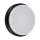 Plafonnier LED extérieur D : 21 cm IP65 noir blanc 4100 K