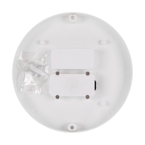 Plafonnier LED extérieur rond Ø 16 cm petit IP65 blanc 3900 K