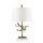 Lampe de table Moderne artistique 70 cm feuille dor GNURIA