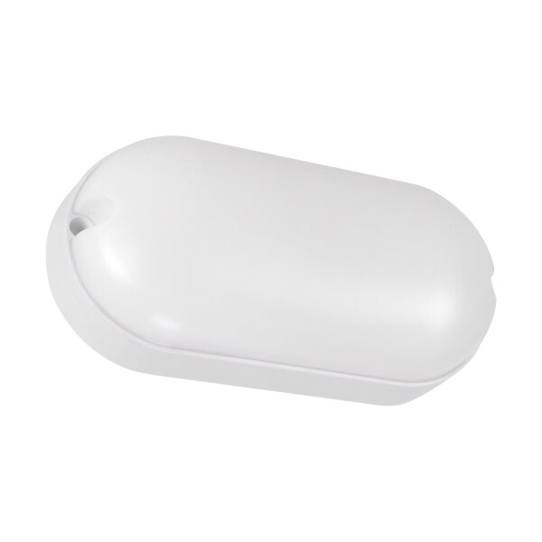 Plafonnier LED ovale IP65 blanc 19,5 cm Keller extérieur