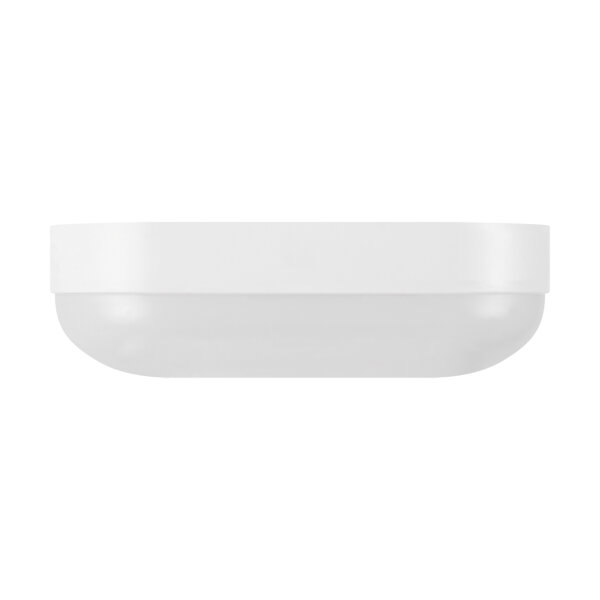 Plafonnier LED ovale IP65 blanc 19,5 cm Keller extérieur