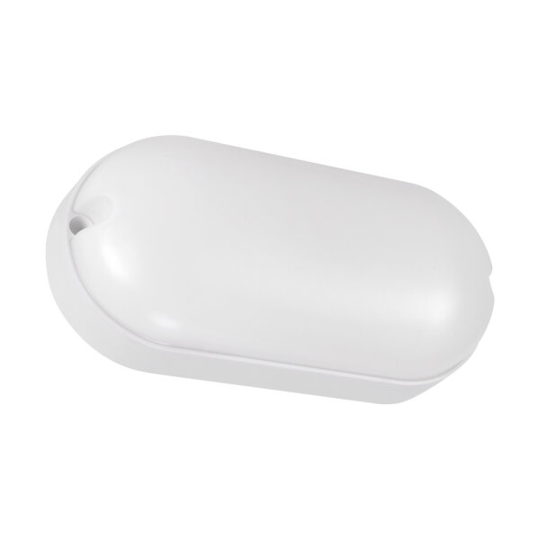 Plafonnier LED IP65 blanc ovale à faible éblouissement