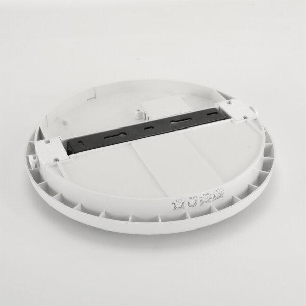 Lampe de plafonnier LED Détecteur de mouvement IP65 D : 26,5 cm rond milieu humide