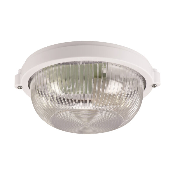Lampe dextérieur plafond Ø 18 cm petit IP65 blanc Maritim E27