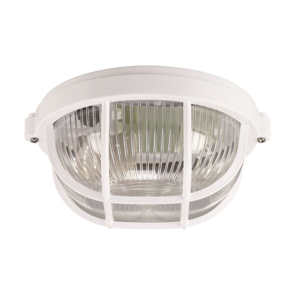 Lampe dextérieur E27 Maritim ronde Ø 18 cm petite IP65 blanche