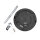 Lampe de plafonnier LED noire encastrée en saillie D : 29,8 cm