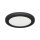 Lampe de plafonnier LED ronde D : 16,7 cm encastré noir