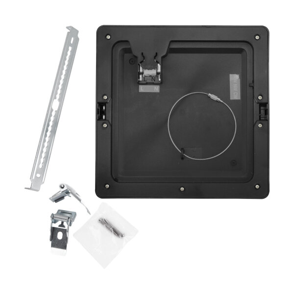 Plafonnier LED encastré apparent L : 29,2 cm noir blanc