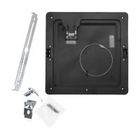 Plafonnier LED encastré apparent L : 29,2 cm noir...