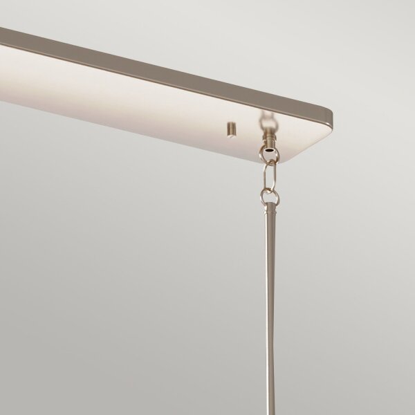 Lampe à suspendre métal verre H : max. 162,5 cm Art déco