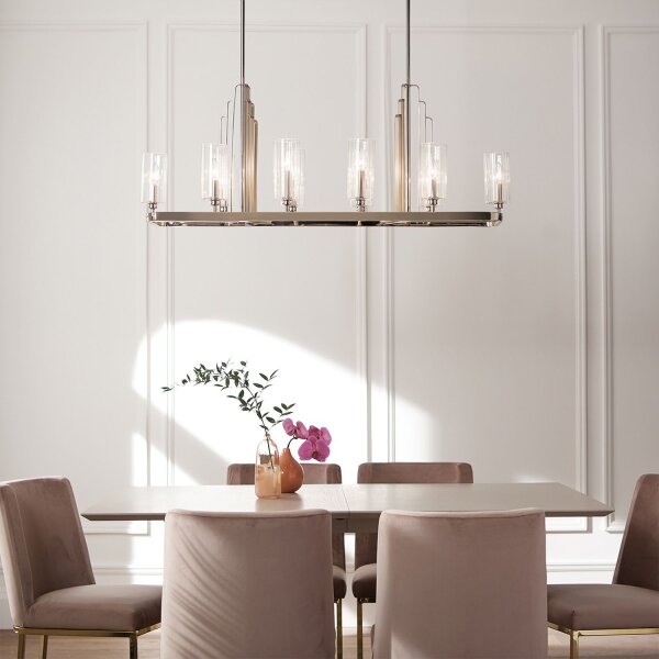 Lampe à suspendre métal verre H : max. 162,5 cm Art déco