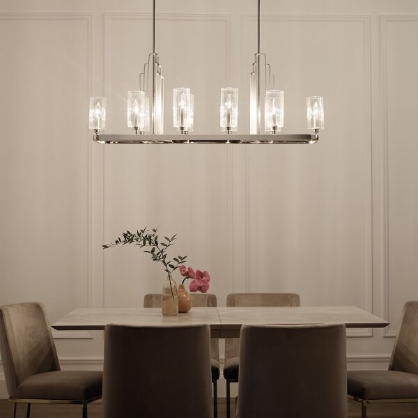 Lampe à suspendre métal verre H : max. 162,5 cm Art déco