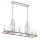 Lampe à suspendre métal verre H : max. 162,5 cm Art déco