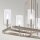 Lampe à suspendre métal verre H : max. 162,5 cm Art déco