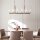 Lampe à suspendre métal verre H : max. 162,5 cm Art déco