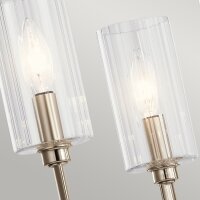 Lustre Art déco métal verre L : 68,6 cm H :...