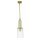 Lampe à suspendre verre métal E27 17,8 cm de large Art Déco