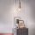 Lampe à suspendre verre métal E27 17,8 cm de large Art Déco